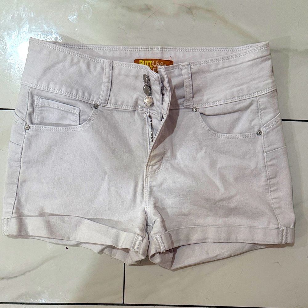 Dittos Women's white Jean Shorts